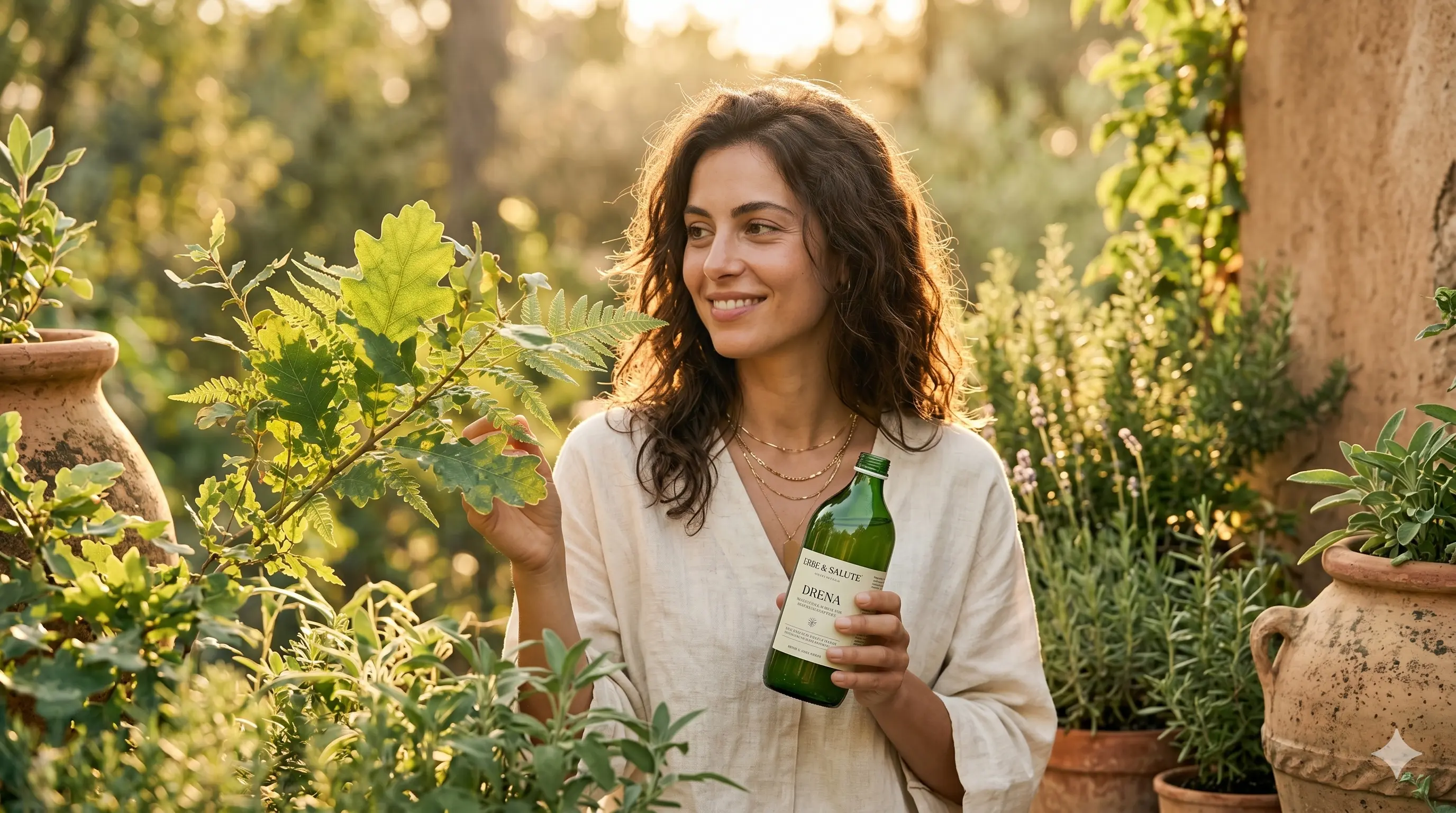 Donna con DRENA & DETOX, benessere naturale